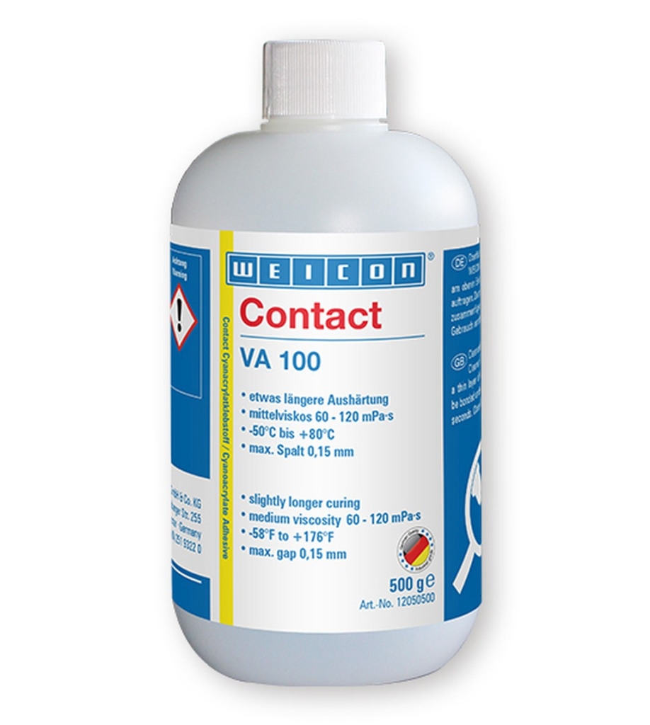 Bild von WEICON Contact VA 100 Cyanacrylat-Klebstoff 500 g (VPE=1 Stück)