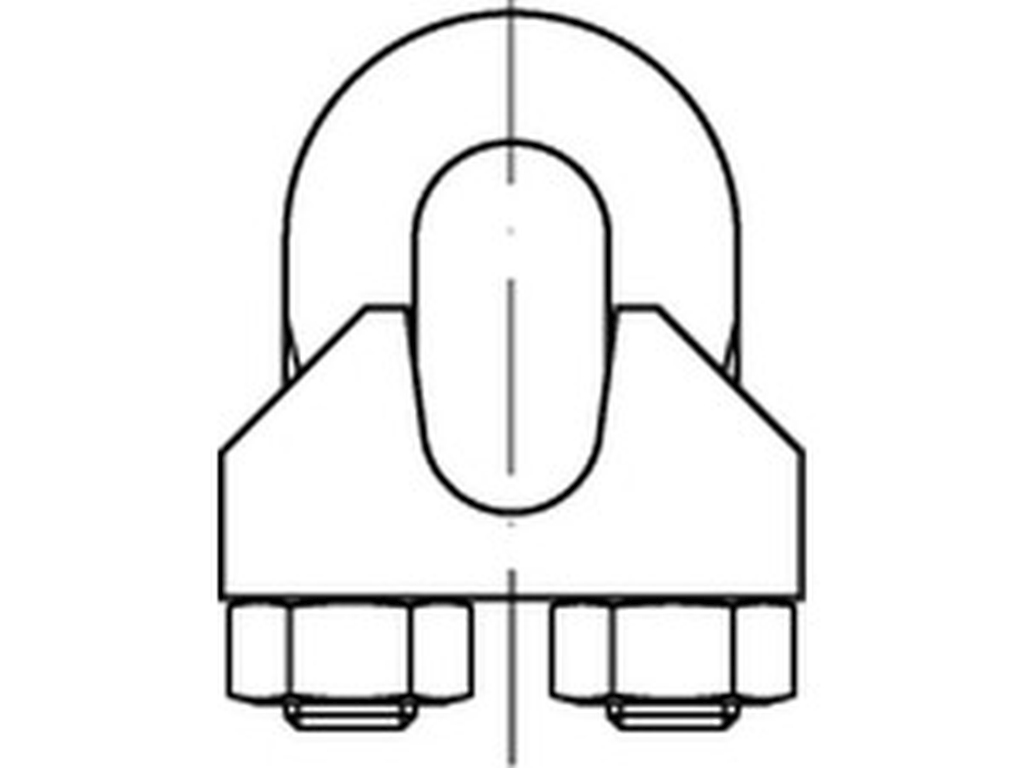 Bild für Kategorie DIN 741 ➤ Drahtseilklemmen U-förmig