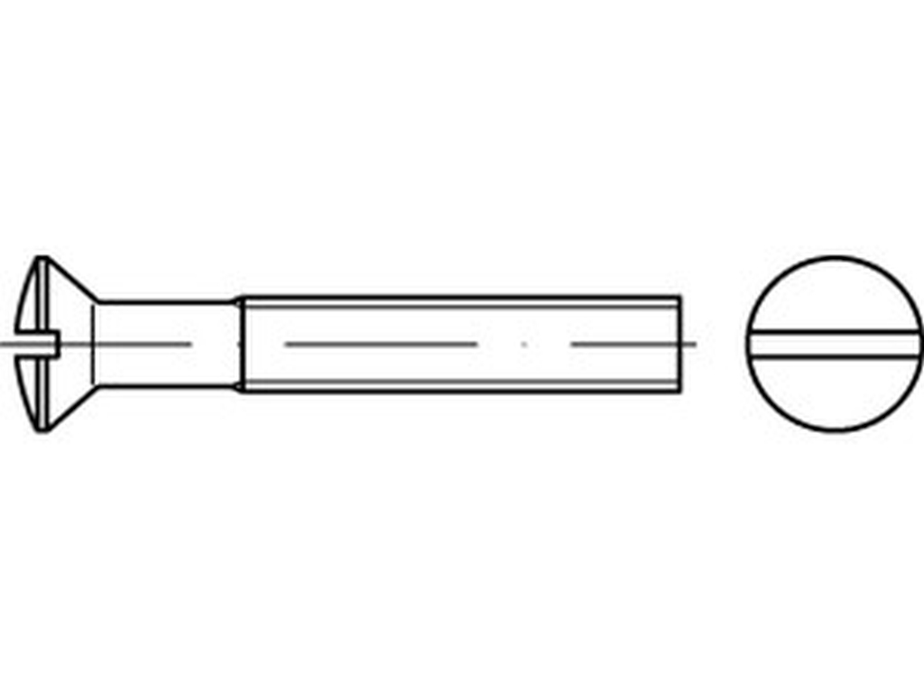 Bild für Kategorie DIN 964 ➤ Linsensenkschrauben mit Schlitz (ISO 2010)