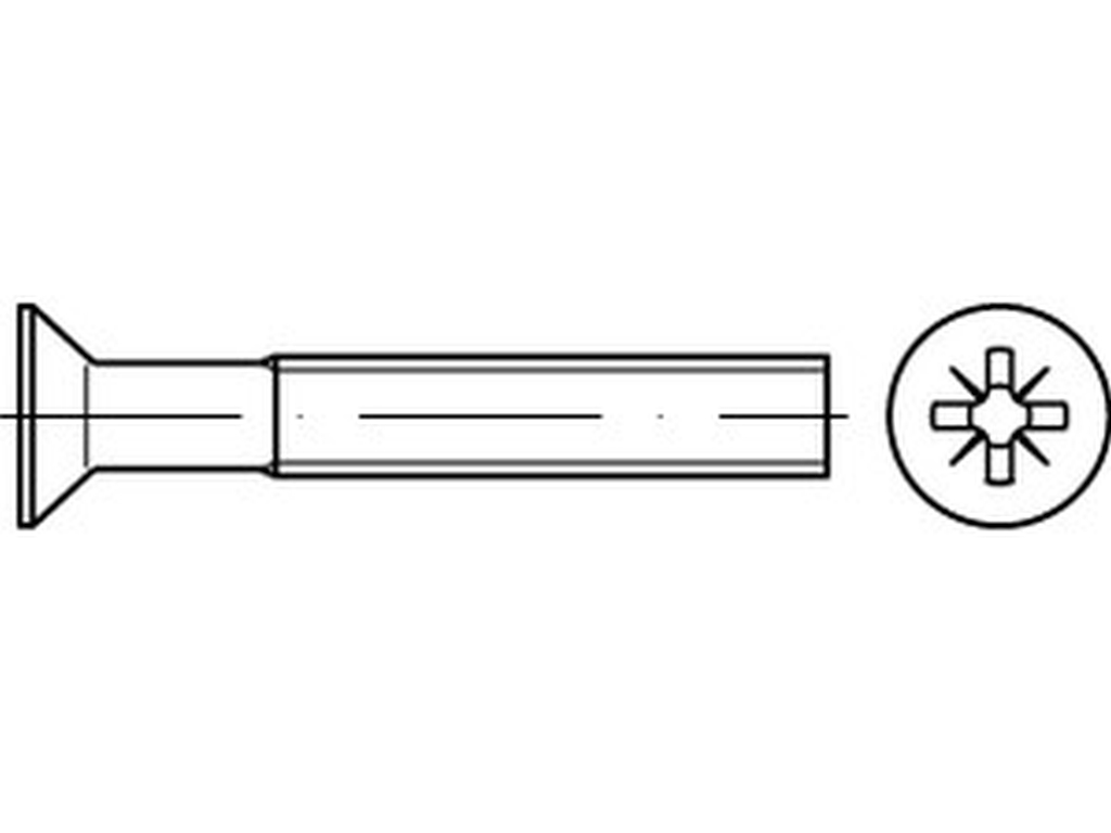 Bild für Kategorie DIN 965 ➤ Senkschrauben mit Kreuzschlitz (ISO 7046)