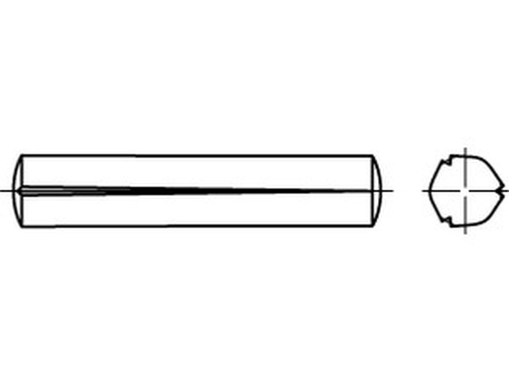 Bild von DIN 1471 (Edelstahl A1 (1.4305)) 1x10 (rostfrei) Kegelstifte - Pkg. (500) (VPE=500 Pkg. (500))