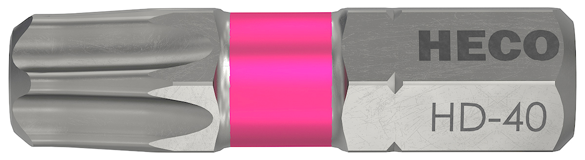 Bild von HECO® BITS, HECO-Drive, HD-40, Farbring: pink (VPE=1 Stück)