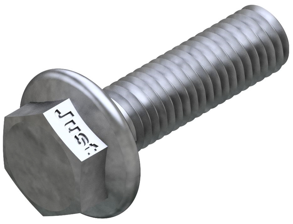 Bild von DIN 6921 (Stahl 10.9) M 10x30 (galv. verzinkt) Sechskantschrauben mit Flansch - Pkg. (200) (VPE=200 Pkg. (200))