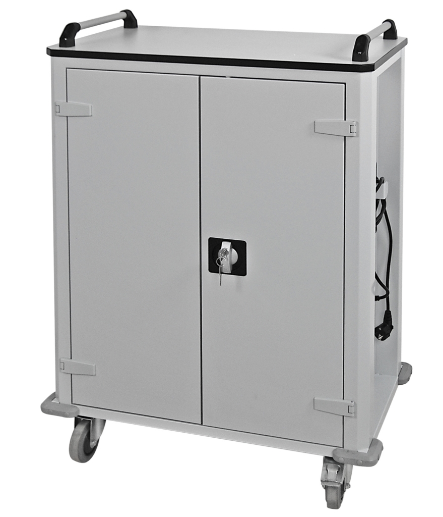 Bild von Notebook-Wagen 32 Fächer + 1 Laptop / Maße: HxBxT = 1050mm x 730mm x 440mm (VPE=1 Stück)