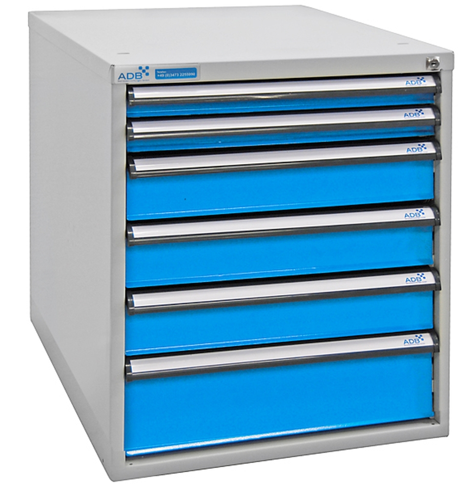 Bild von Schubladenbox + 6 SL / 2x 50mm - 3x 100mm - 1x 150mm (VPE=1 Stück)