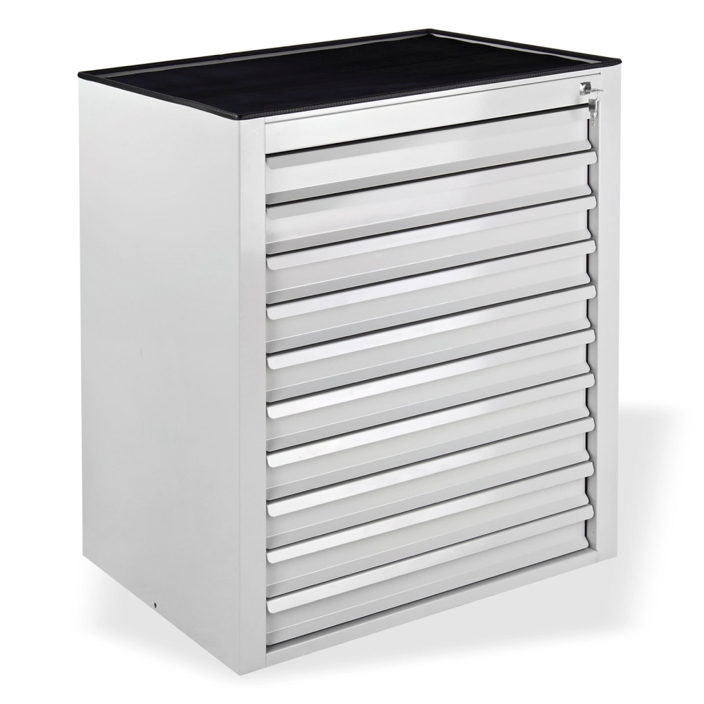 Bild von Schubladenschrank ''MAMMUT''  Maxi 10 SL/ RAL 7035 (VPE=1 Stück)
