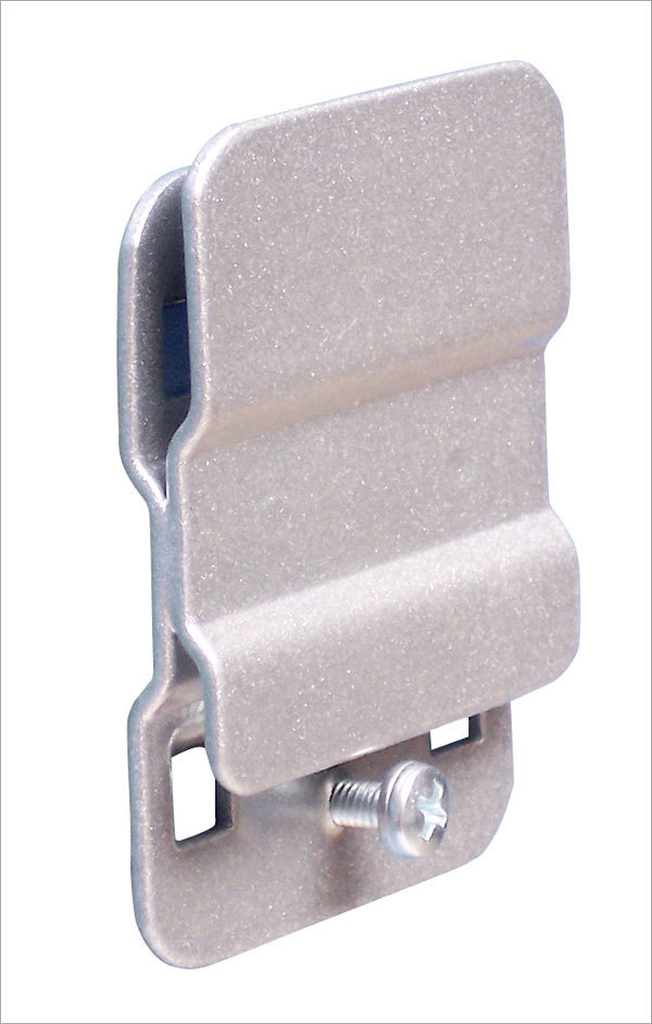Bild von Halter für Lagersichtkästen für Größe 7 & 8 RAL 9006 (VPE=1 Stück)