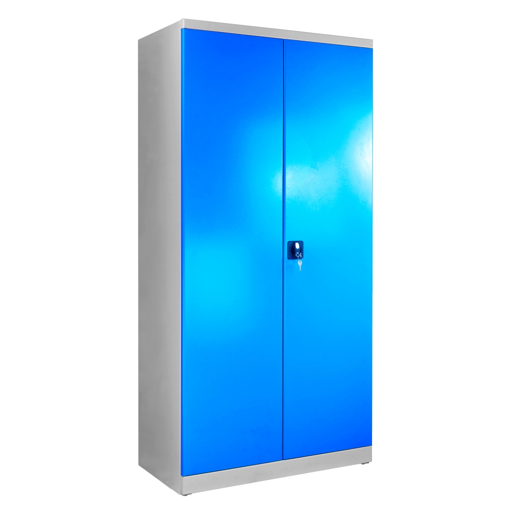 Bild von Flügeltürschrank / Tiefe 500mm /RAL 7035 - 5012 (VPE=1 Stück)