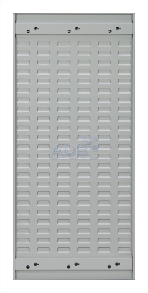 Bild von Schlitzplatte senkrecht / Maße:LxB = 987mm x 456mm / RAL 7035 (VPE=1 Stück)
