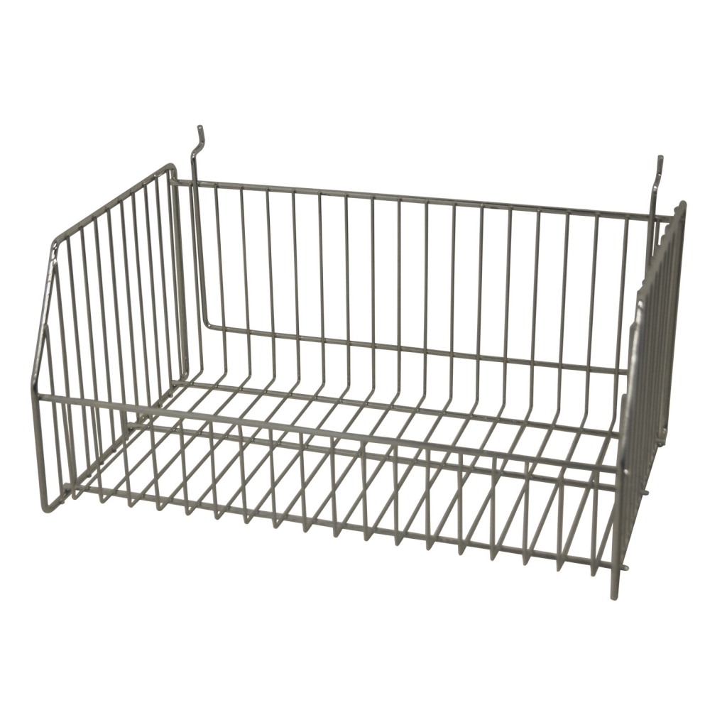 Bild von Drahtkorb zum einhängen an eine Lochwand / Maße: 470mm x 300mm x 220mm (VPE=1 Stück)