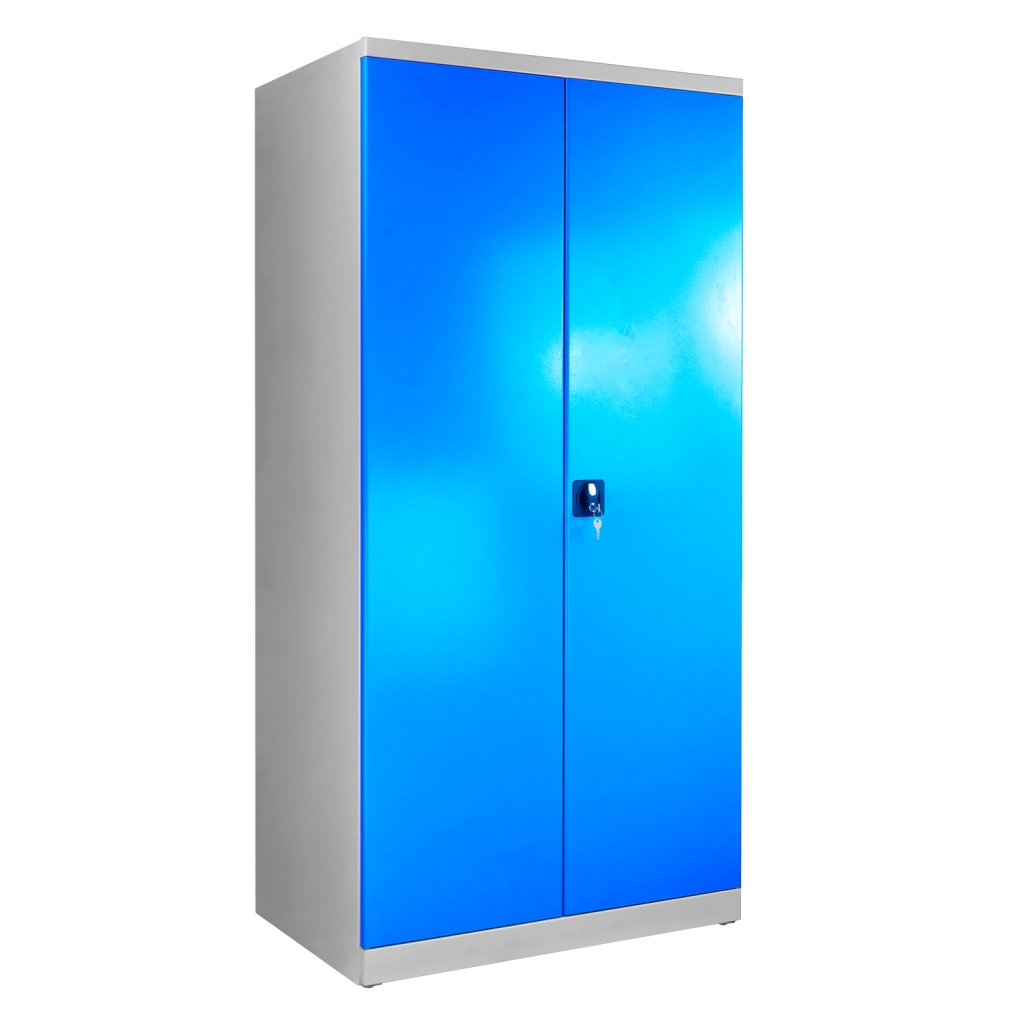 Bild von Flügeltürschrank / Tiefe 600mm /RAL 7035 - 5012 (VPE=1 Stück)