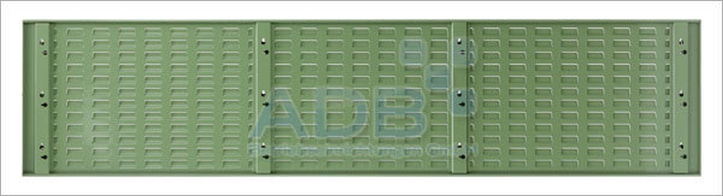 Bild von Schlitzplatte waagerecht / Maße:LxB = 1975mm x 456mm / RAL 6011 (VPE=1 Stück)