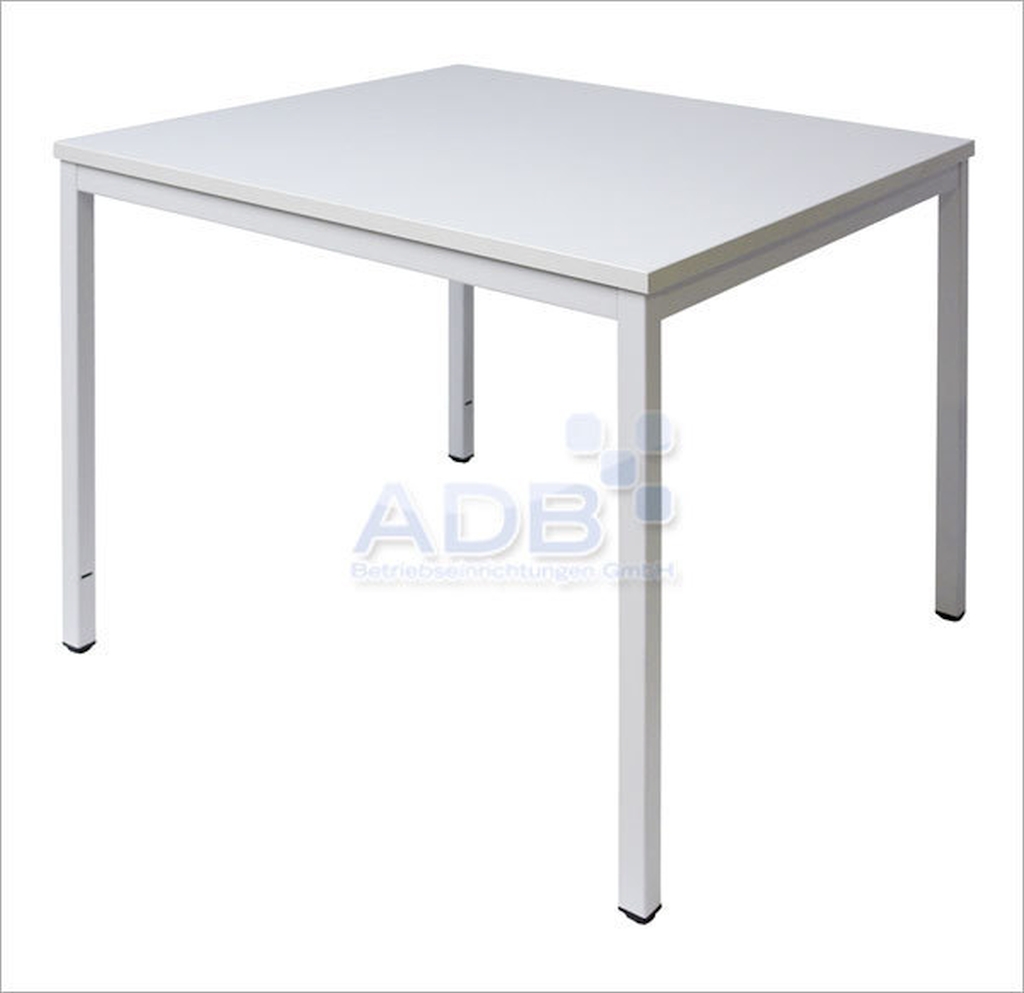 Bild von Stahlrohrtisch 800mm x 800mm x 750mm (VPE=1 Stück)
