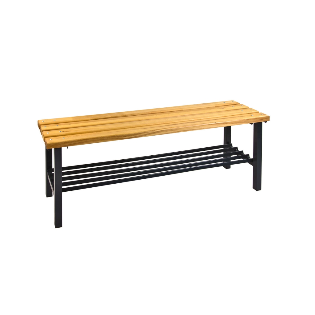 Bild von Sitzbank mit Schuhrost 1000x400x420 mm (VPE=1 Stück)
