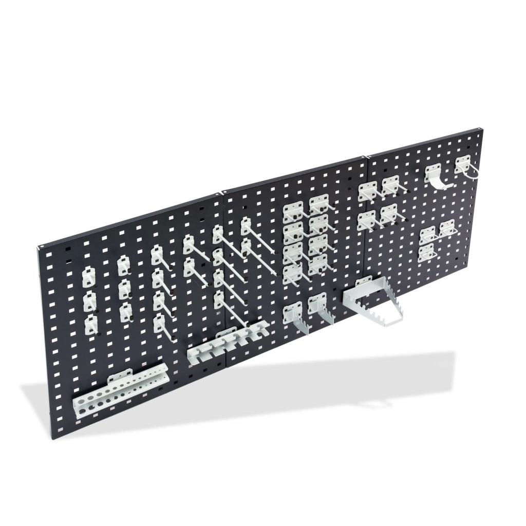 Bild von Hakensatz 40-tlg. RAL 9006 (VPE=1 Stück)