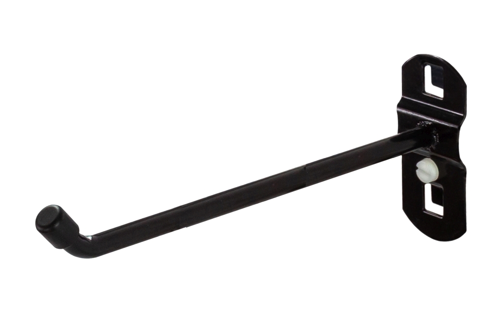 Bild von Werkzeughalter mit schrägem Hakenende 150mm RAL 9005 (VPE=1 Stück)