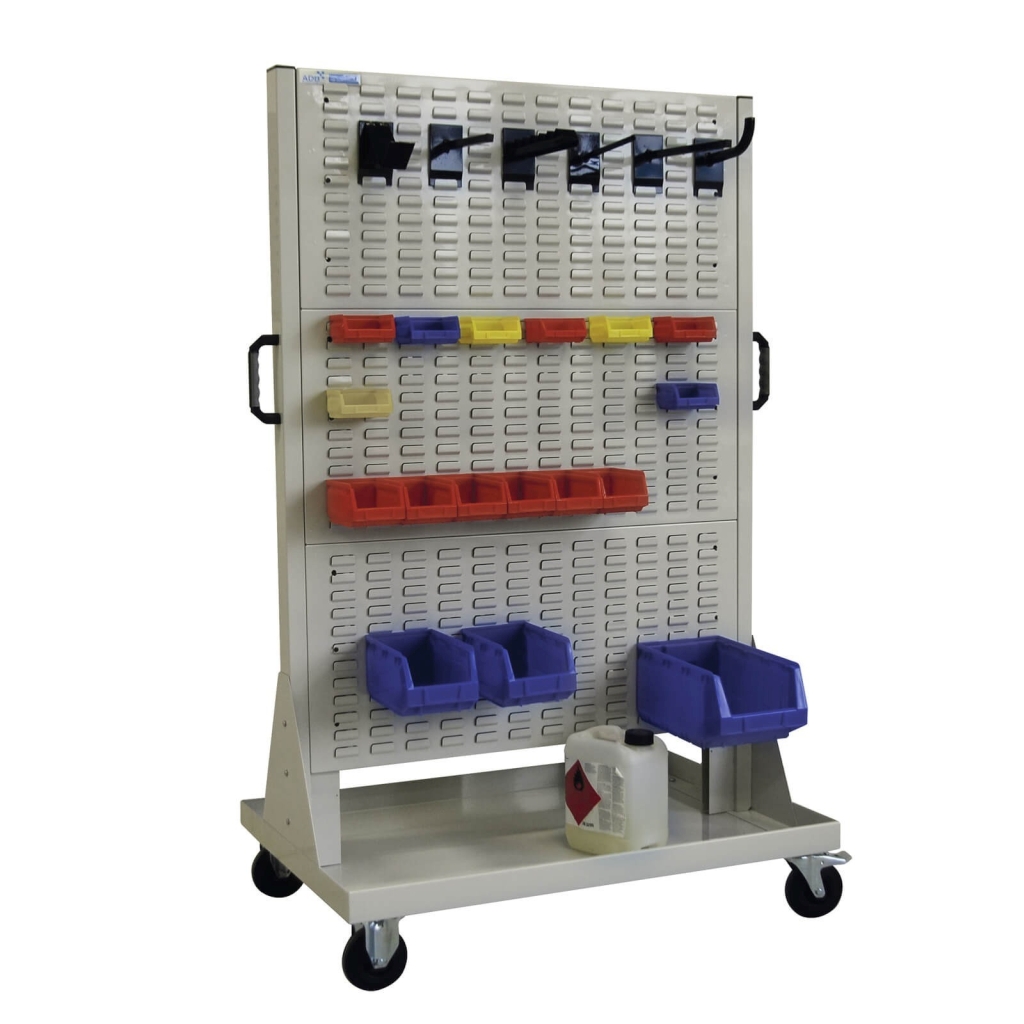 Bild von Rollwagen mit 6 Schlitzplatten (VPE=1 Stück)