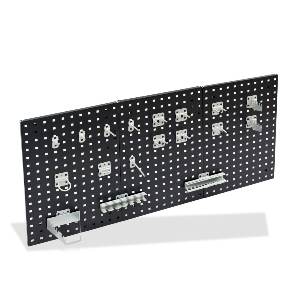 Bild von Hakensatz 18-tlg. RAL 9006 (VPE=1 Stück)