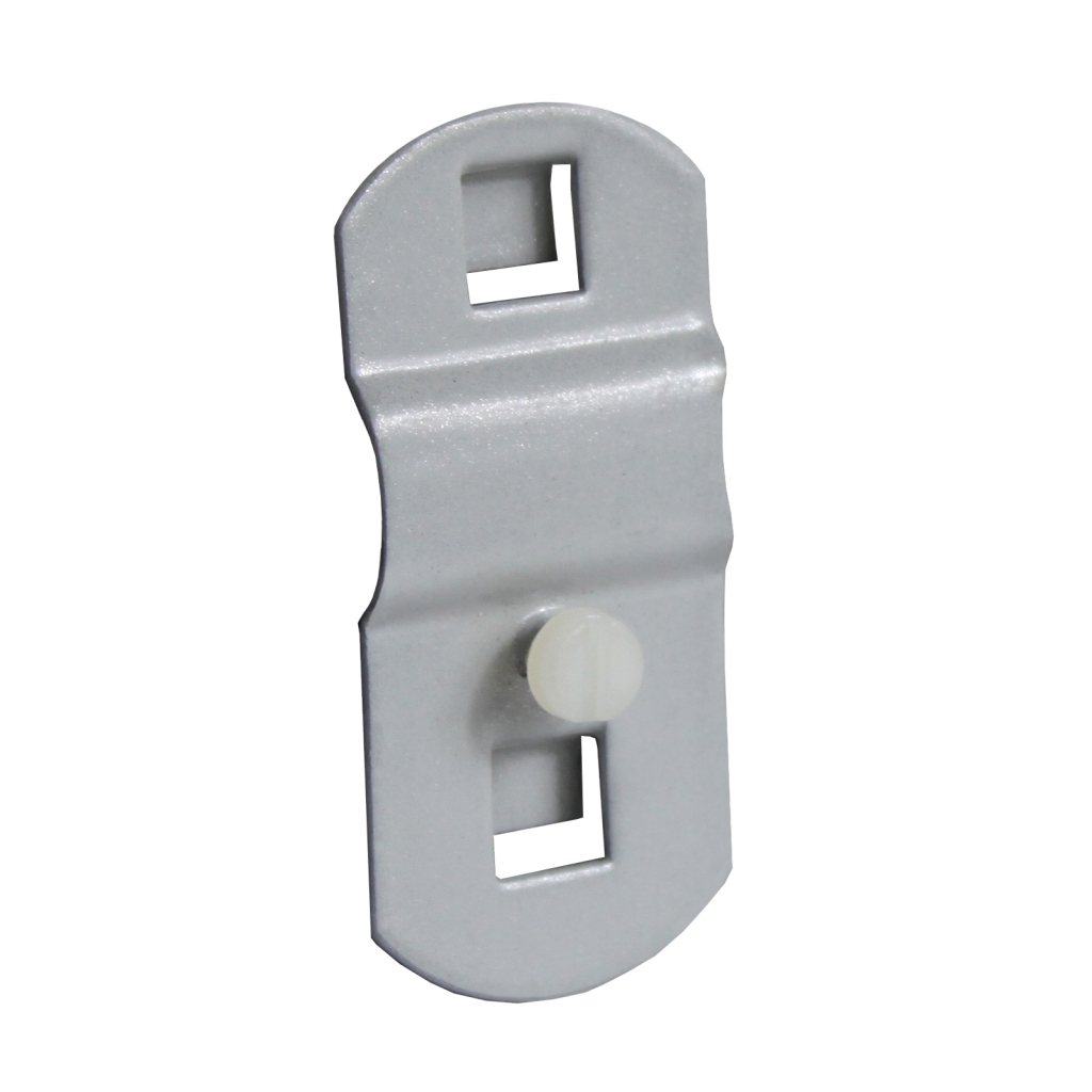 Bild von Grundplatte für Größe 8 RAL 9006 (VPE=1 Stück)