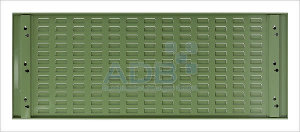 Bild von Schlitzplatte waagerecht / Maße:LxB = 1177mm x 456mm / RAL 6011 (VPE=1 Stück)