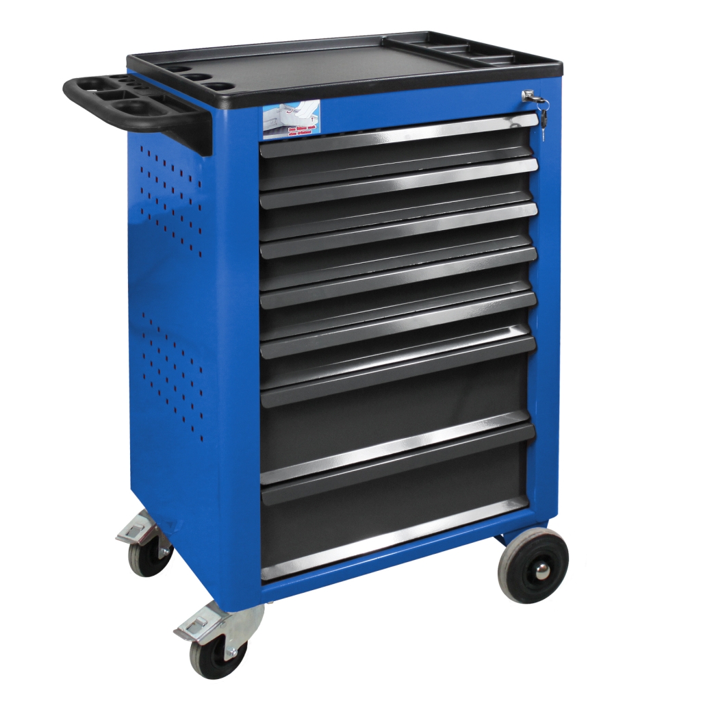 Bild von Werkstattwagen Basic blau / 7 SL (VPE=1 Stück)