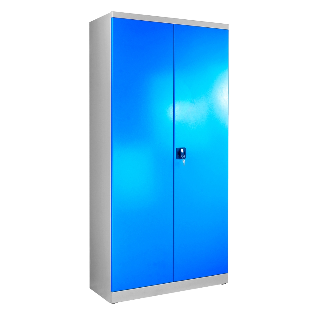 Bild von Flügeltürschrank / Tiefe 400mm /RAL 7035 - 5012 (VPE=1 Stück)