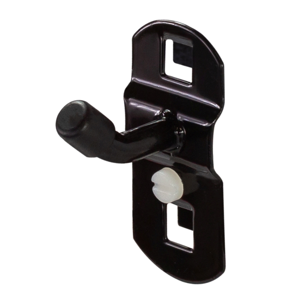Bild von Werkzeughalter mit schrägem Hakenende 25mm RAL 9005 (VPE=1 Stück)