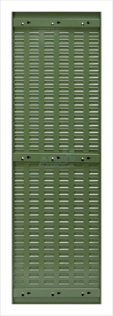 Bild von Schlitzplatte senkrecht / Maße:LxB = 1482mm x 456mm / RAL 6011 (VPE=1 Stück)