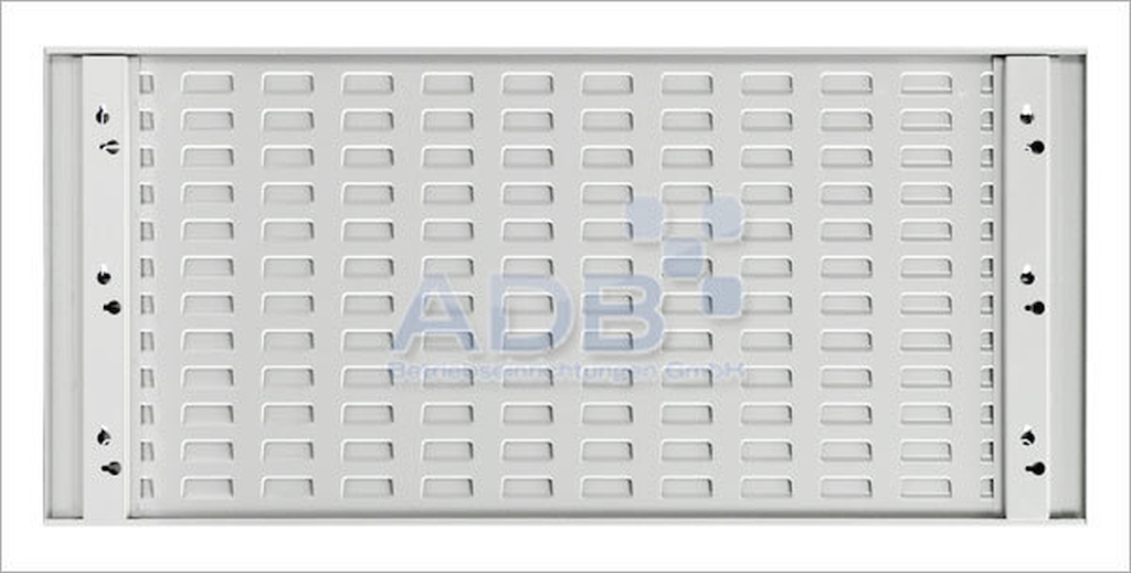 Bild von Schlitzplatte waagerecht / Maße:LxB = 987mm x 456mm / RAL 7035 (VPE=1 Stück)