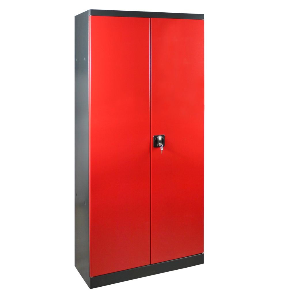 Bild von Putzmittelschrank / Kopus RAL 7016 / Tür RAL 3000 (VPE=1 Stück)