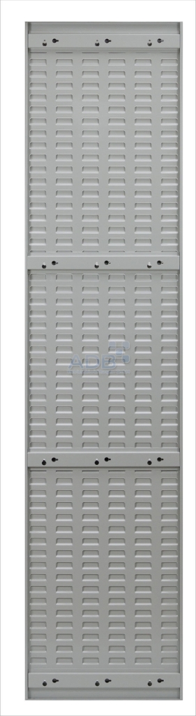 Bild von Schlitzplatte senkrecht / Maße:LxB = 1975mm x 456mm / RAL 7035 (VPE=1 Stück)