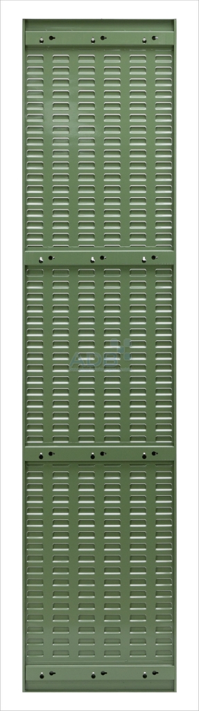 Bild von Schlitzplatte senkrecht / Maße:LxB = 1975mm x 456mm / RAL 6011 (VPE=1 Stück)