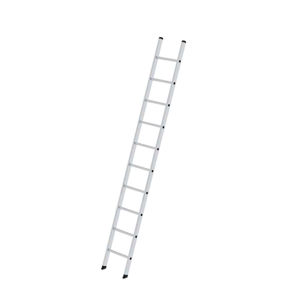 Bild von Sprossen-Anlegeleiter ohne Traverse 10 Sprossen - Arbeitshöhe: 4100 mm (VPE=1 Stück)