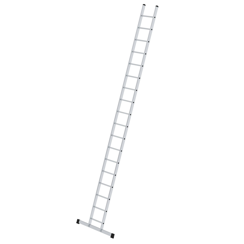 Bild von Sprossen-Anlegeleiter mit Standard-Traverse 18 Sprossen - Arbeitshöhe: 6400 mm (VPE=1 Stück)