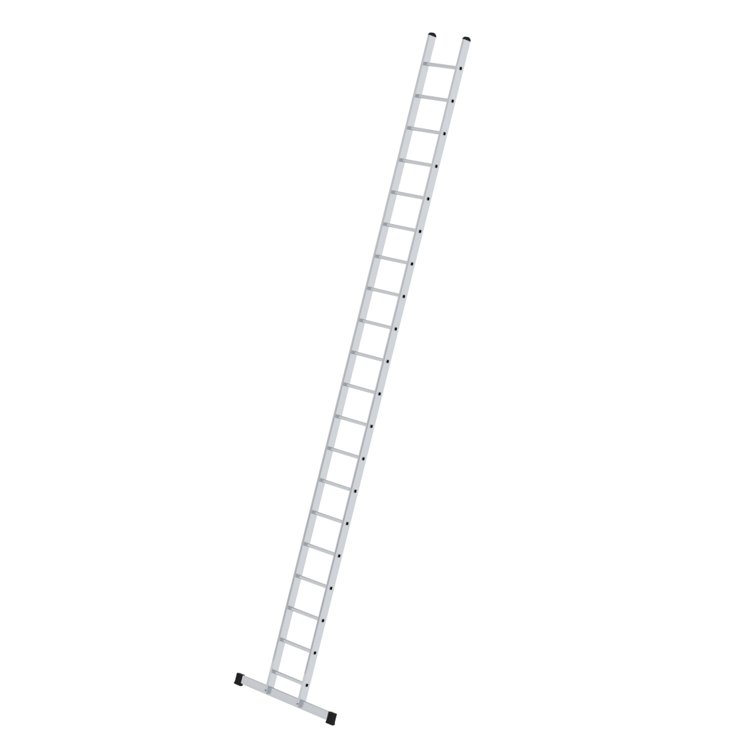 Bild von Sprossen-Anlegeleiter mit Standard-Traverse 20-Sprossen - Arbeitshöhe: 6900 mm (VPE=1 Stück)