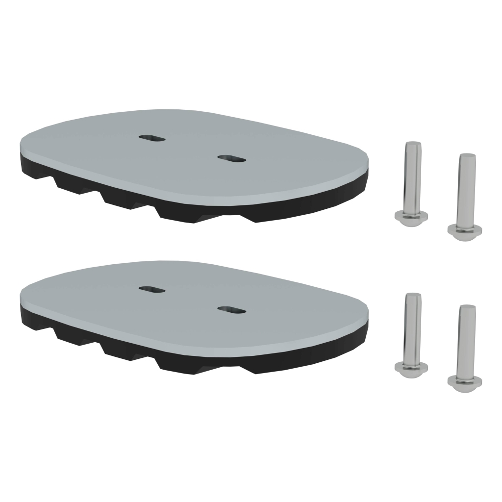 Bild von nivello®-Fußplatte für Gitterroste 126x89 mm (VPE=1 Stück)