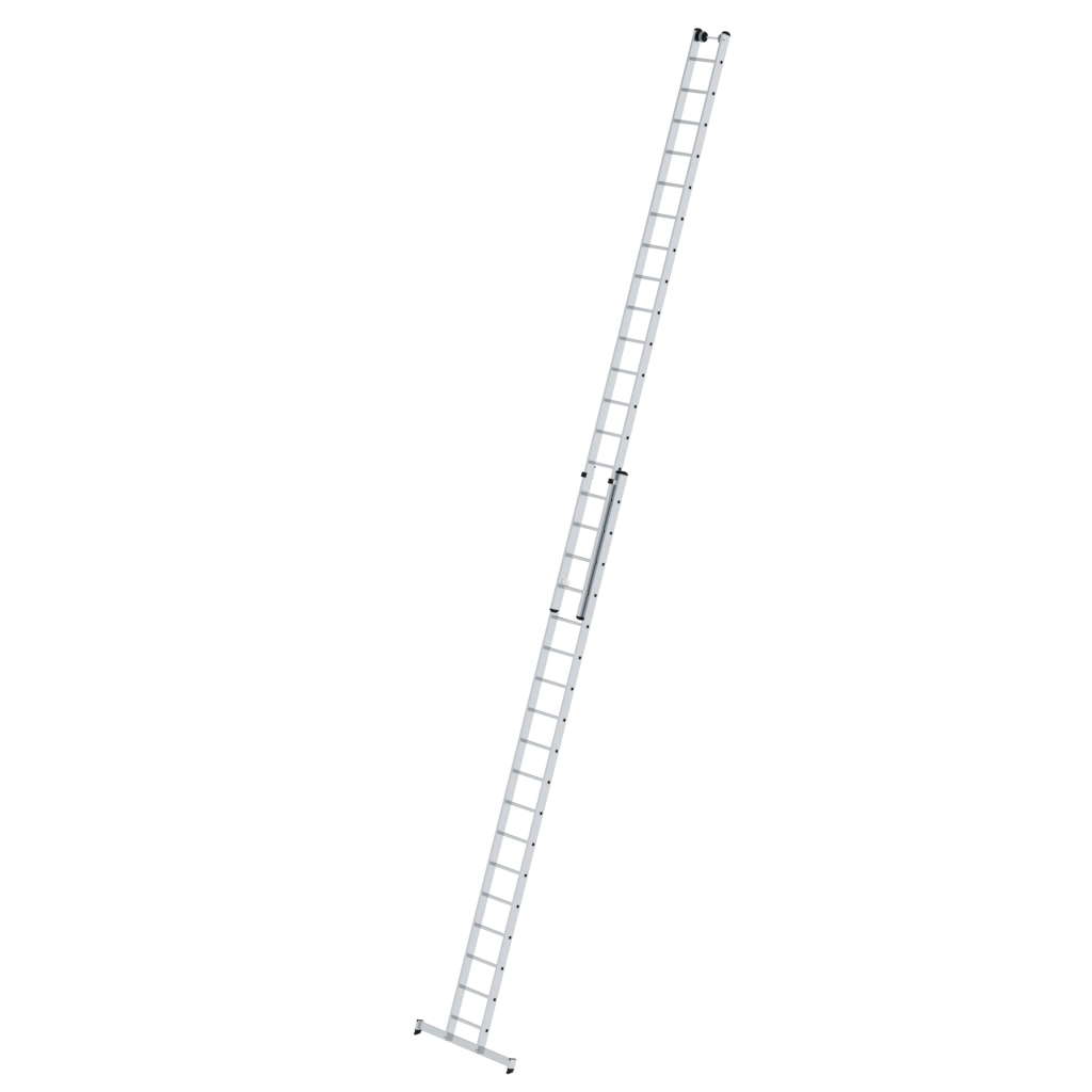 Bild von Sprossen-Schiebeleiter 2-teilig mit nivello®-Traverse 2x18 Sprossen - Arbeitshöhe: 10300 mm (VPE=1 Stück)