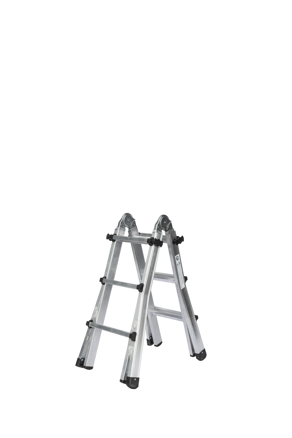 Bild von Teleskopleiter 4-teilig ohne Traverse 4x3 Sprossen (VPE=1 Stück)