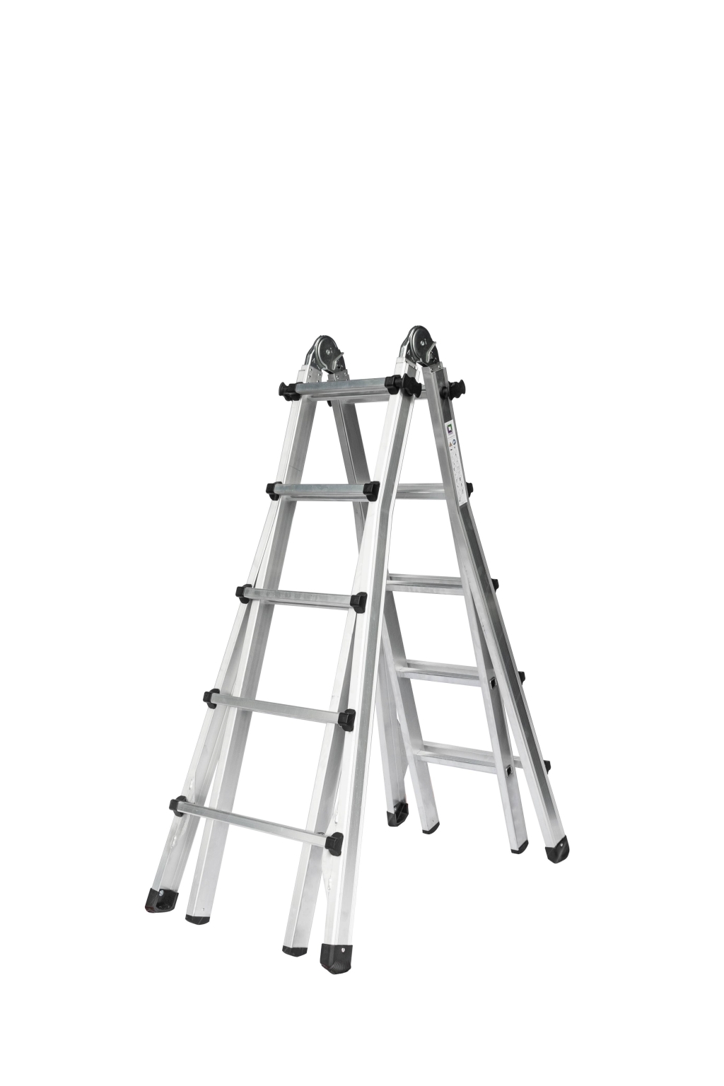 Bild von Teleskopleiter 4-teilig ohne Traverse 4x5 Sprossen (VPE=1 Stück)