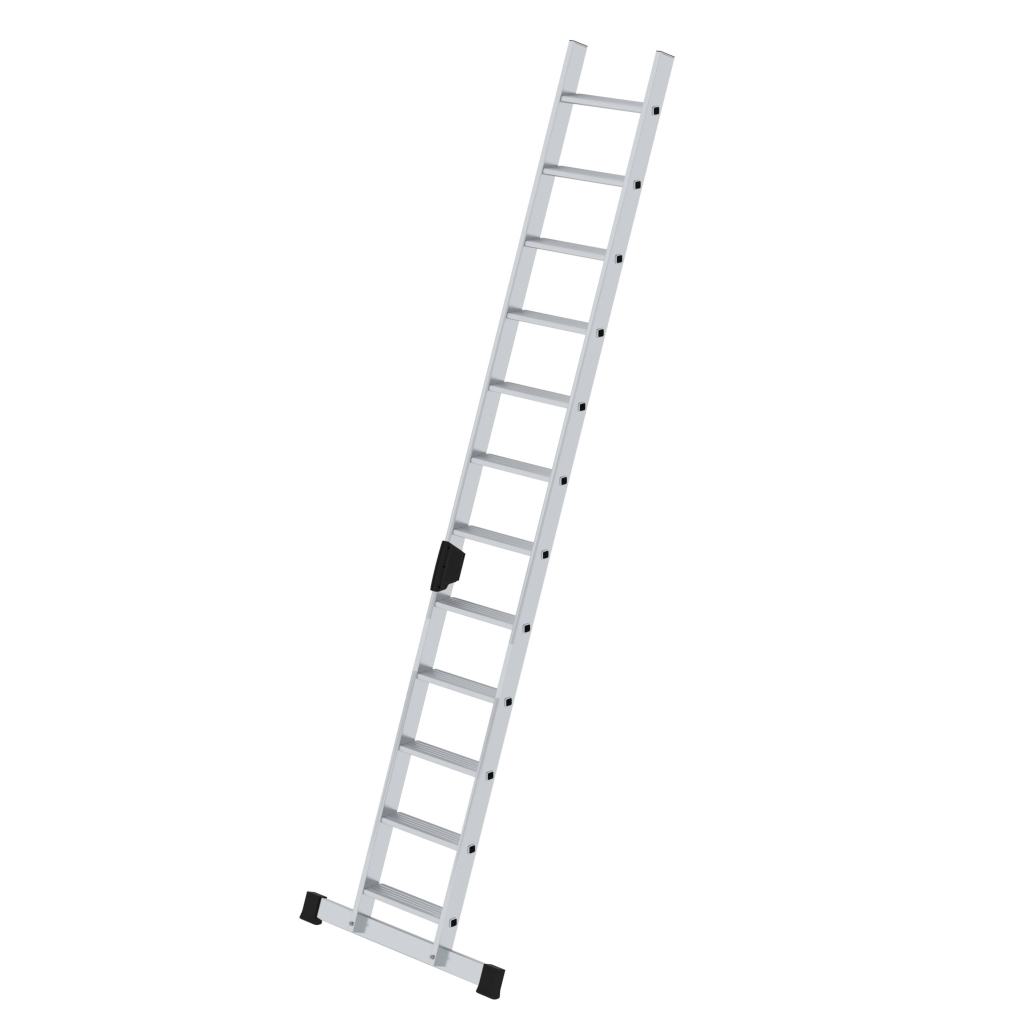 Bild von Stufen-Anlegeleiter mit Standard-Traverse 12 Stufen - Arbeitshöhe: 4300 mm (VPE=1 Stück)