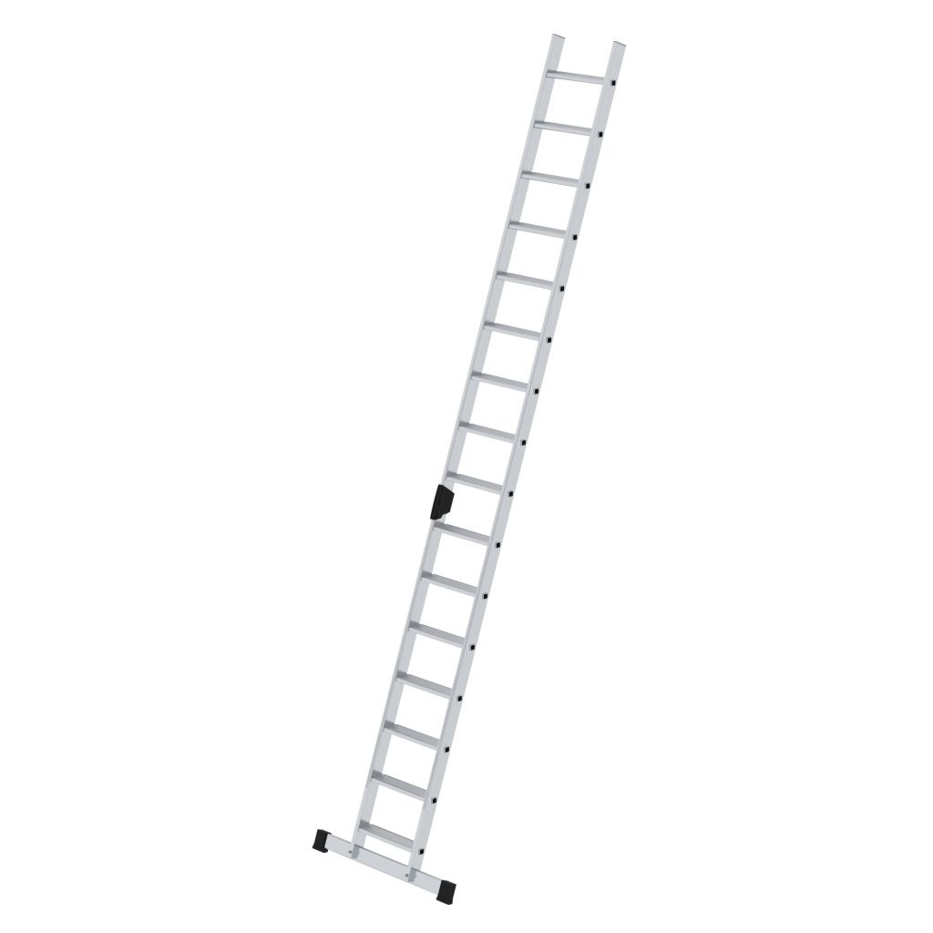 Bild von Stufen-Anlegeleiter mit Standard-Traverse 16 Stufen - Arbeitshöhe: 5300 mm (VPE=1 Stück)