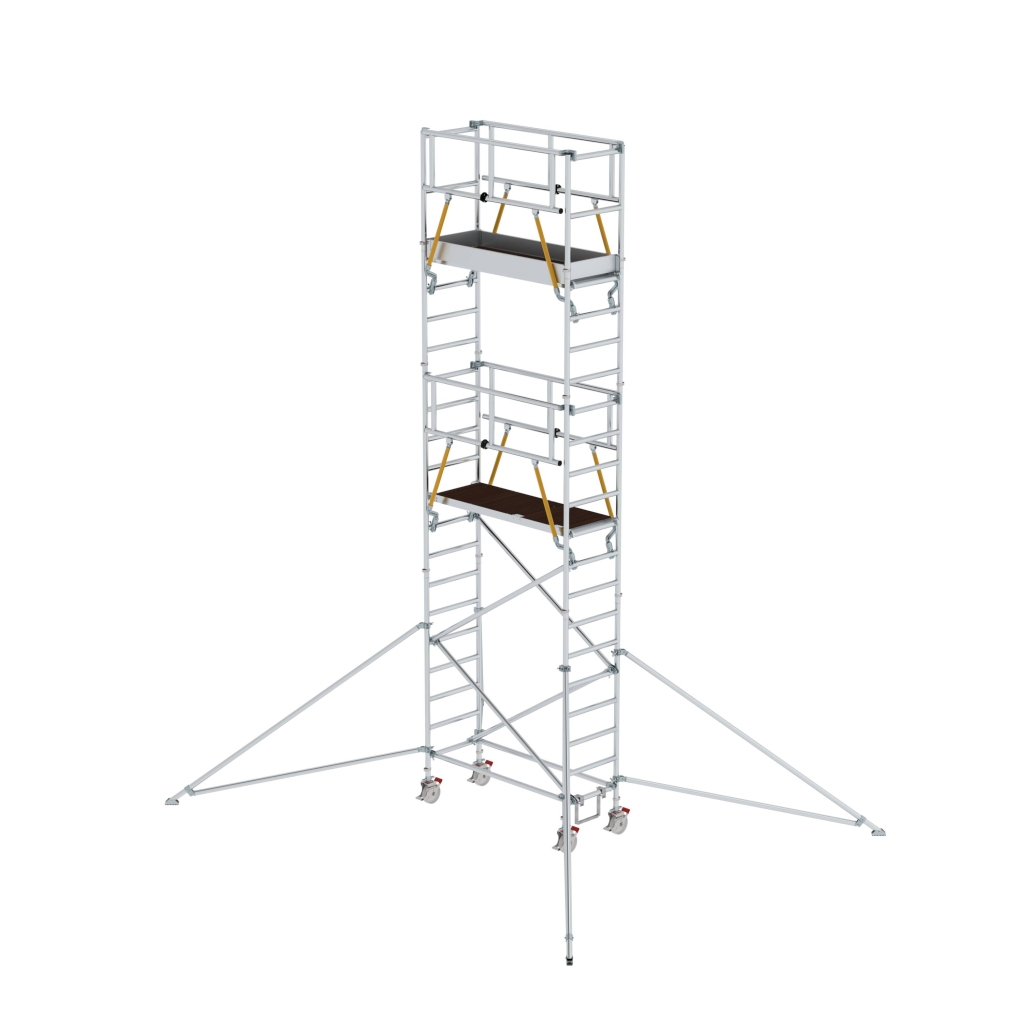 Bild von Rollgerüst SG 0,75 x 1,80 m mit Ausleger Plattformhöhe 5,59 m - Arbeitshöhe: 7590 mm (VPE=1 Stück)