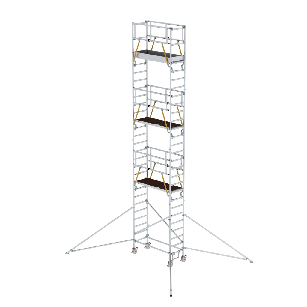 Bild von Rollgerüst SG 0,75 x 1,80 m mit Ausleger Plattformhöhe 7,55 m - Arbeitshöhe: 9550 mm (VPE=1 Stück)