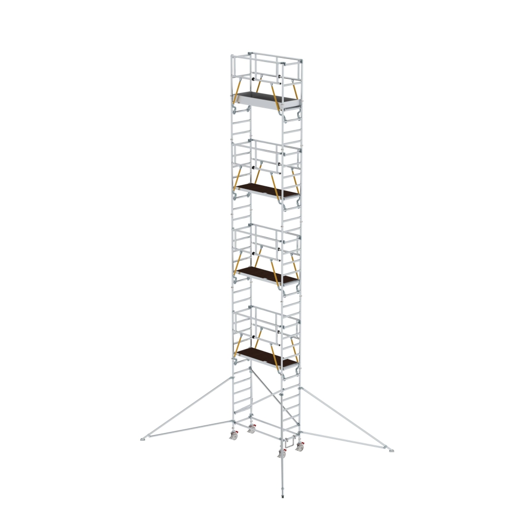 Bild von Rollgerüst SG 0,75 x 1,80 m mit Ausleger Plattformhöhe 9,51 m - Arbeitshöhe: 11510 mm (VPE=1 Stück)