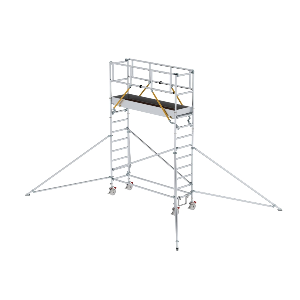 Bild von Rollgerüst SG 0,75 x 2,45 m mit Ausleger Plattformhöhe 3,07 m - Arbeitshöhe: 5070 mm (VPE=1 Stück)