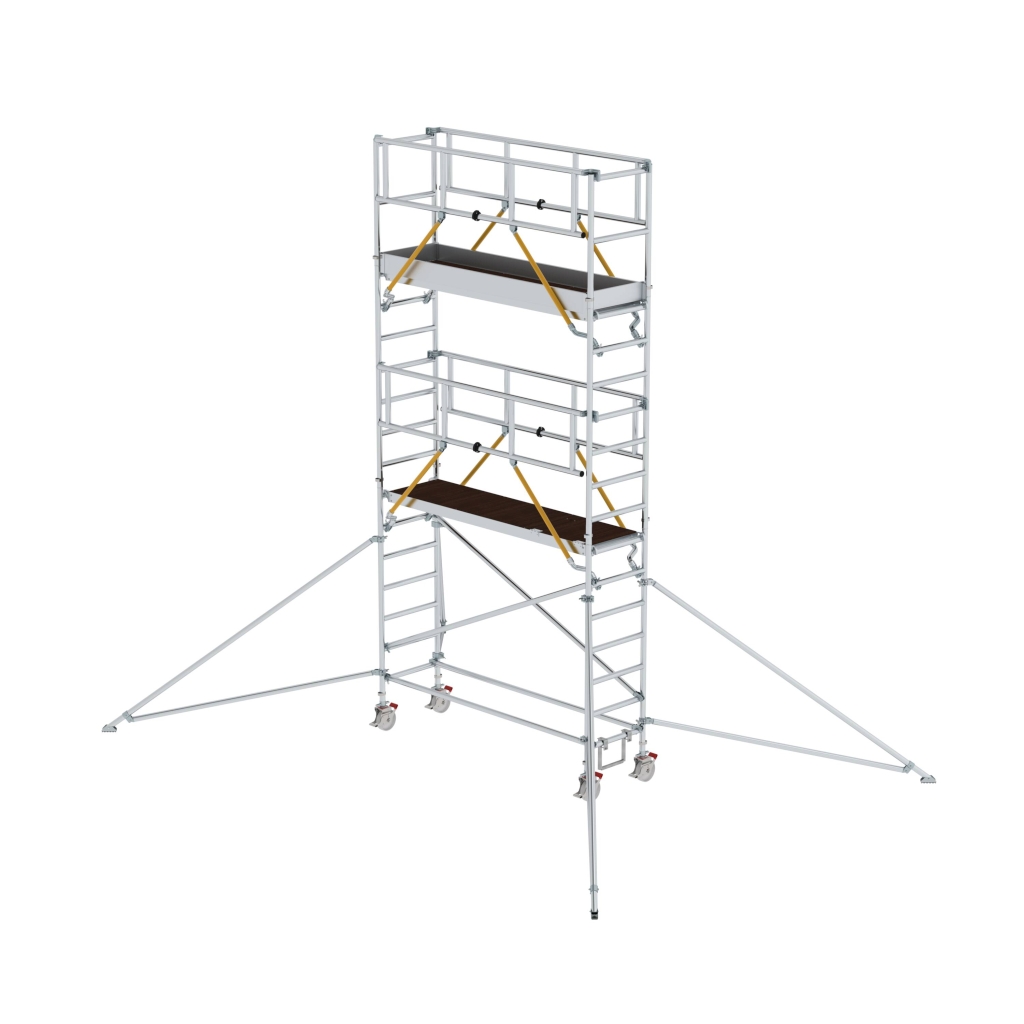 Bild von Rollgerüst SG 0,75 x 2,45 m mit Ausleger Plattformhöhe 4,47 m - Arbeitshöhe: 6470 mm (VPE=1 Stück)