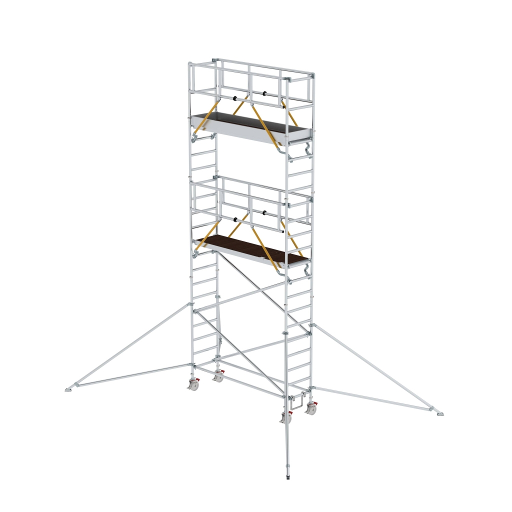 Bild von Rollgerüst SG 0,75 x 2,45 m mit Ausleger Plattformhöhe 5,59 m - Arbeitshöhe: 7590 mm (VPE=1 Stück)
