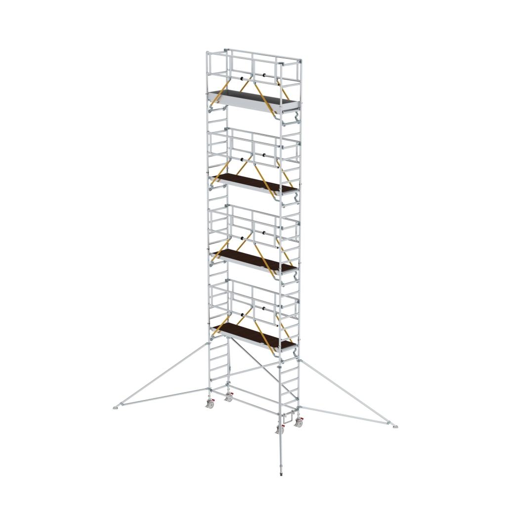 Bild von Rollgerüst SG 0,75 x 2,45 m mit Ausleger Plattformhöhe 8,39 m - Arbeitshöhe: 10390 mm (VPE=1 Stück)