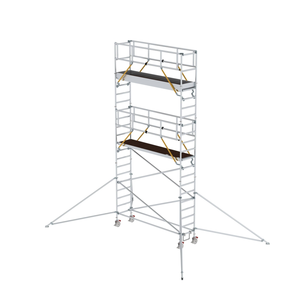 Bild von Rollgerüst SG 0,75 x 3,0 m mit Ausleger Plattformhöhe 5,59 m - Arbeitshöhe: 7590 mm (VPE=1 Stück)