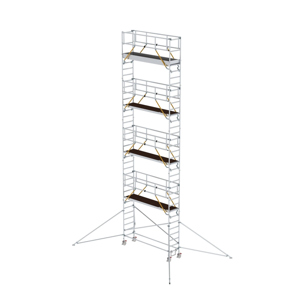 Bild von Rollgerüst SG 0,75 x 3,0 m mit Ausleger Plattformhöhe 9,51 m - Arbeitshöhe: 11510 mm (VPE=1 Stück)